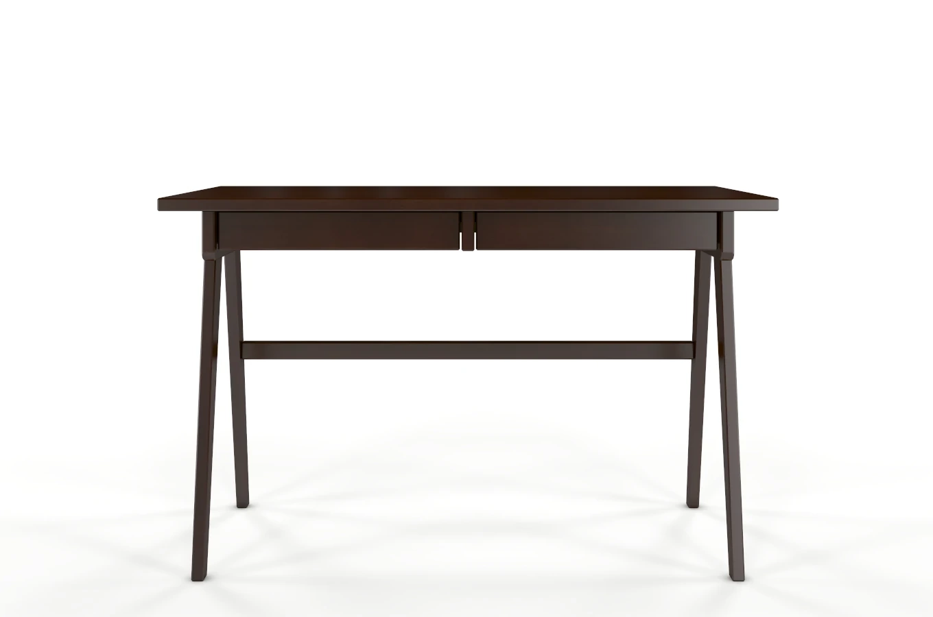 Schreibtisch / Schminktisch mit Schubladen aus Buchenholz Visby Edda / 120 x 65 cm