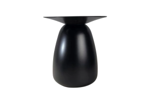 Holztisch Kayani Baobab 34 in verschiedene Farben / Höhe 34 cm / Schwarz