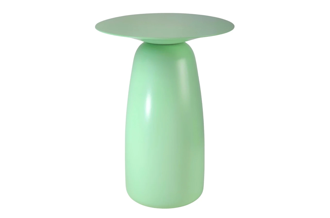 Holztisch Kayani Baobab 44 in verschiedenen Farben / Höhe 44 cm / Pastellgrün