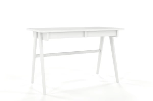 Schreibtisch / Schminktisch mit Schubladen aus Holz Visby Edda / Vollflächiges Weiß