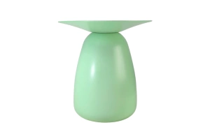 Holztisch Kayani Baobab 34 in verschiedene Farben / Höhe 34 cm / Farbe Pastellgrün