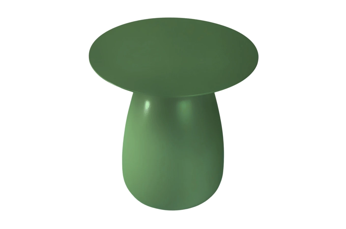 Holztisch Kayani Baobab 34 in verschiedene Farben / Höhe 34 cm / Grün